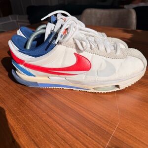 Nike Zoom Cortez SP sacai White University Red Blue - Size 11